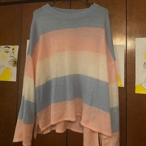 shein striped sweater